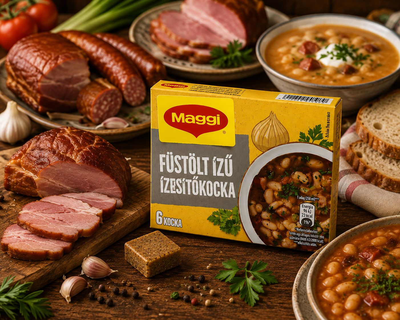 Maggi smoked flavour seasoning cube 60 g