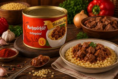 Házias Ízek Beef Stew with Egg Barley (Tarhonya) 400 g