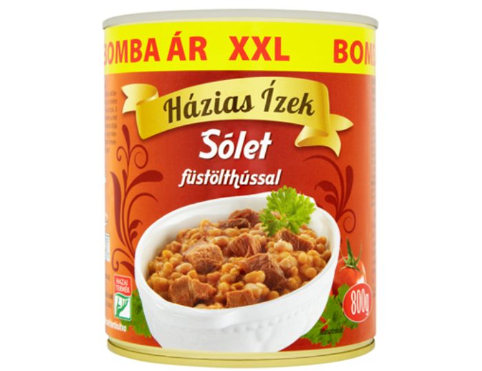 Házias Ízek Bean stew with smoked meat (Hungarian sólet / cholent) 800 g