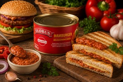 GLOBUS hot sandwich spread hamburger flavour 290 g
