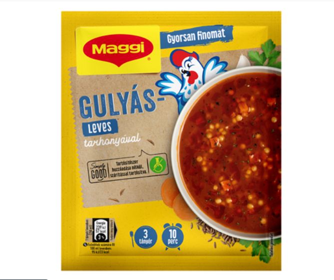 Maggi goulash soup with tarhonya (Hungarian egg pasta) 48 g