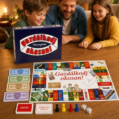 Gazdálkodj okosan – original board game with forints