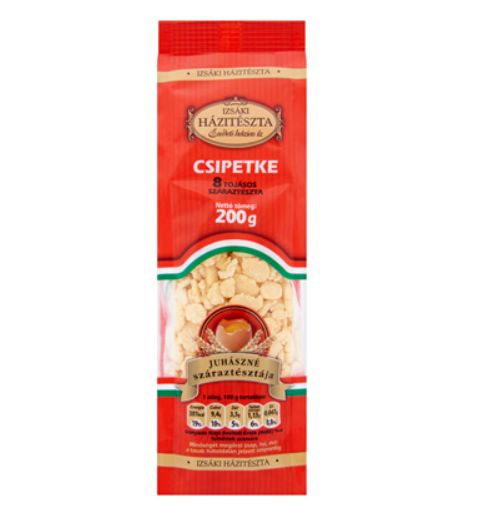 Izsáki homemade csipetke 8-egg dry pasta 200 g