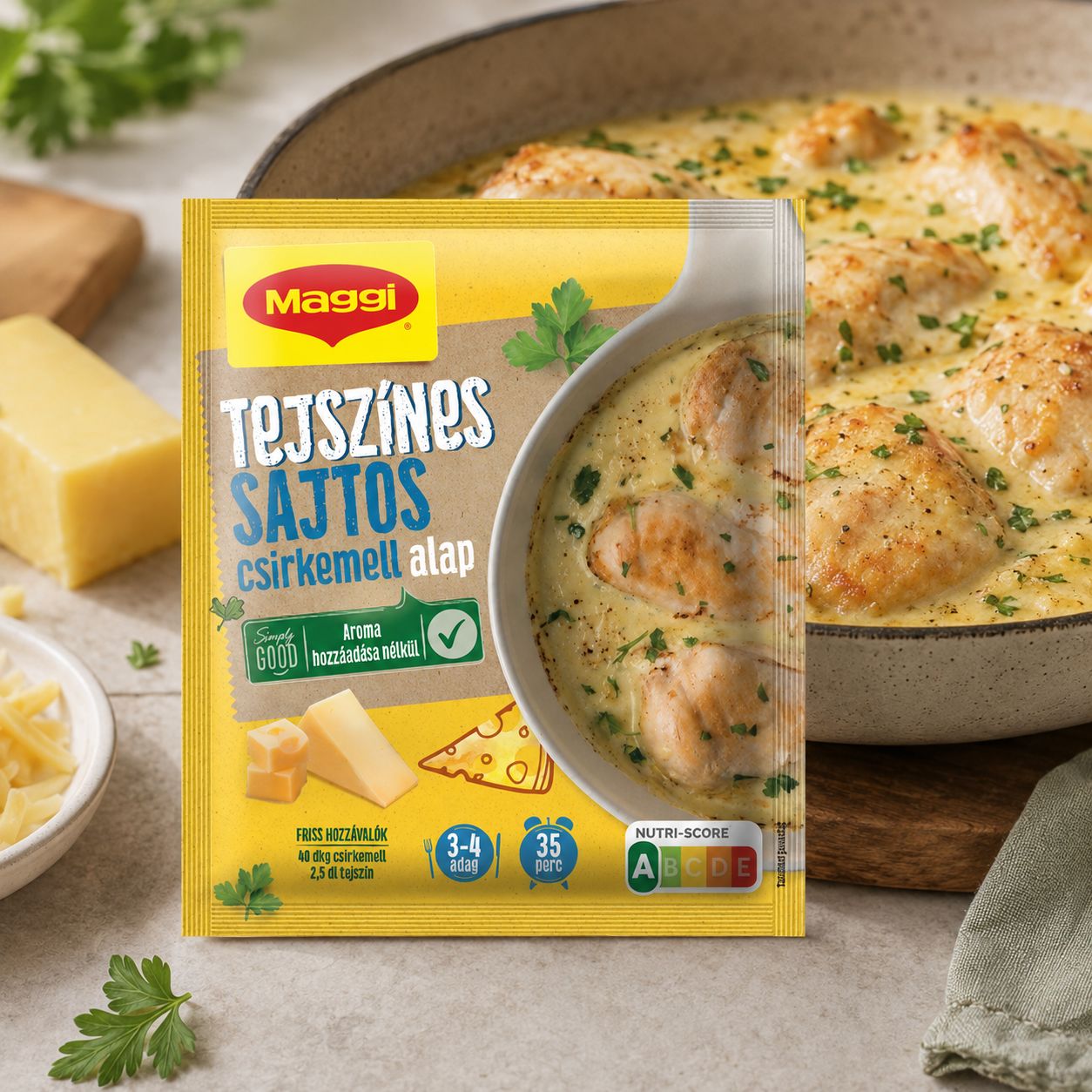 Maggi creamy four cheese chicken base 32 g