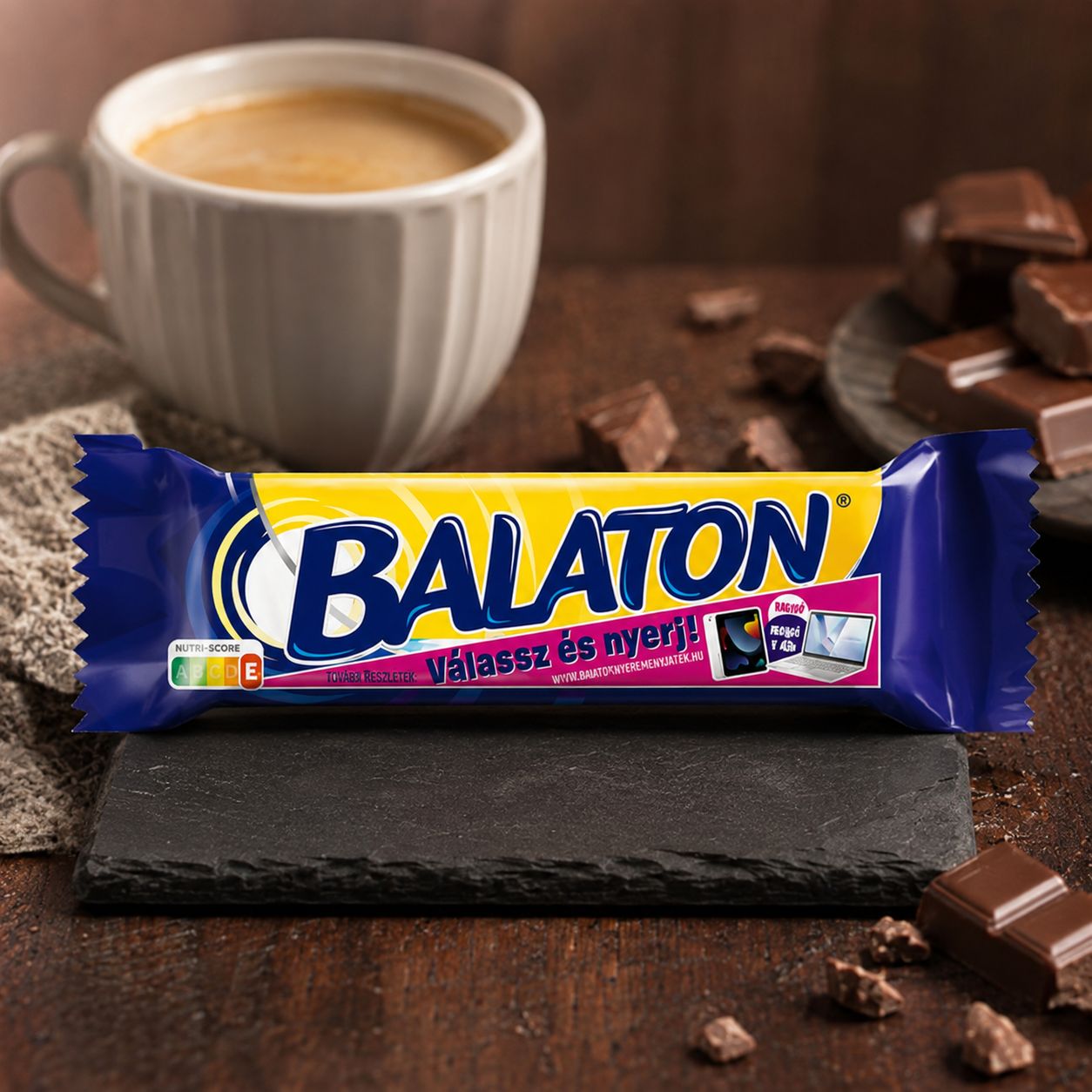Balaton wafer with cocoa cream and milk coating 27 g