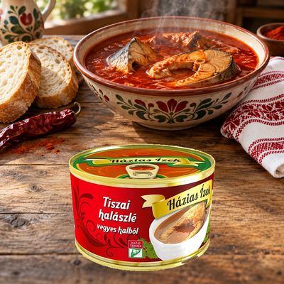 Házias Ízek Tisza-style fish soup with mixed fish 400 g