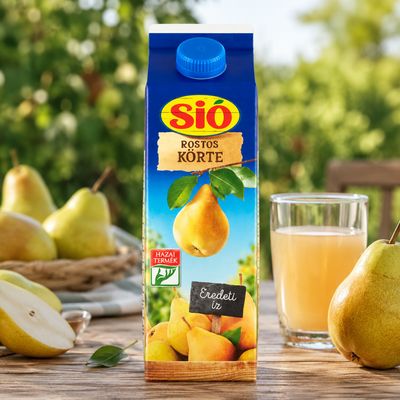 SIÓ pear fruit drink with pulp 1 l