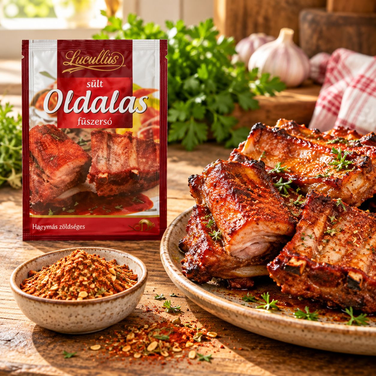 Lucullus Seasoned Salt for Roasted Pork Ribs 50 g