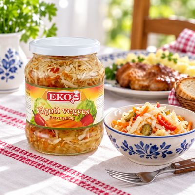 Eko Hungarian Mixed Sliced Pickles 680 g
