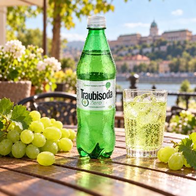 Traubisoda Zero Carbonated Grape-Flavoured Soft Drink 500 ml