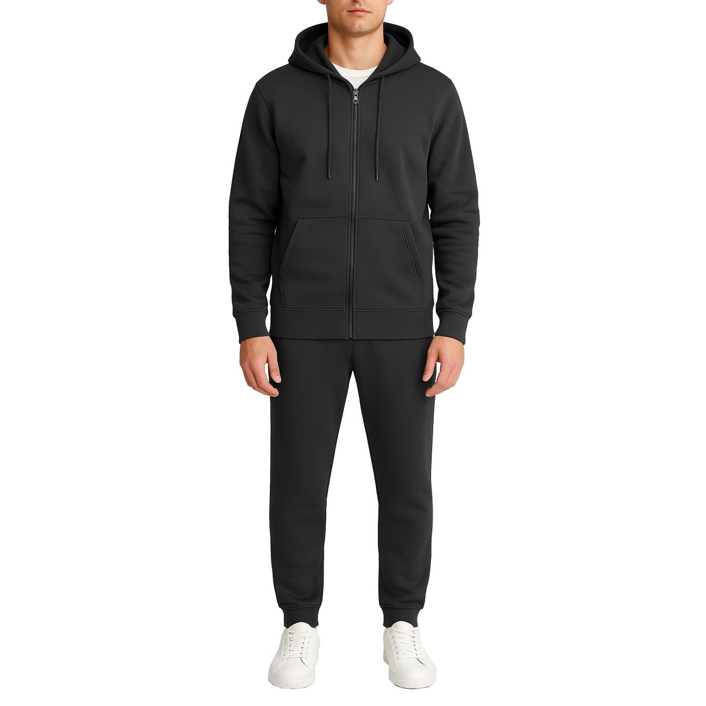 Fleece 2-Piece Full Zip Jogger Set