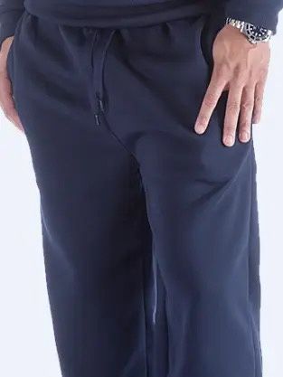 Fleece Sweatpants Open Leg