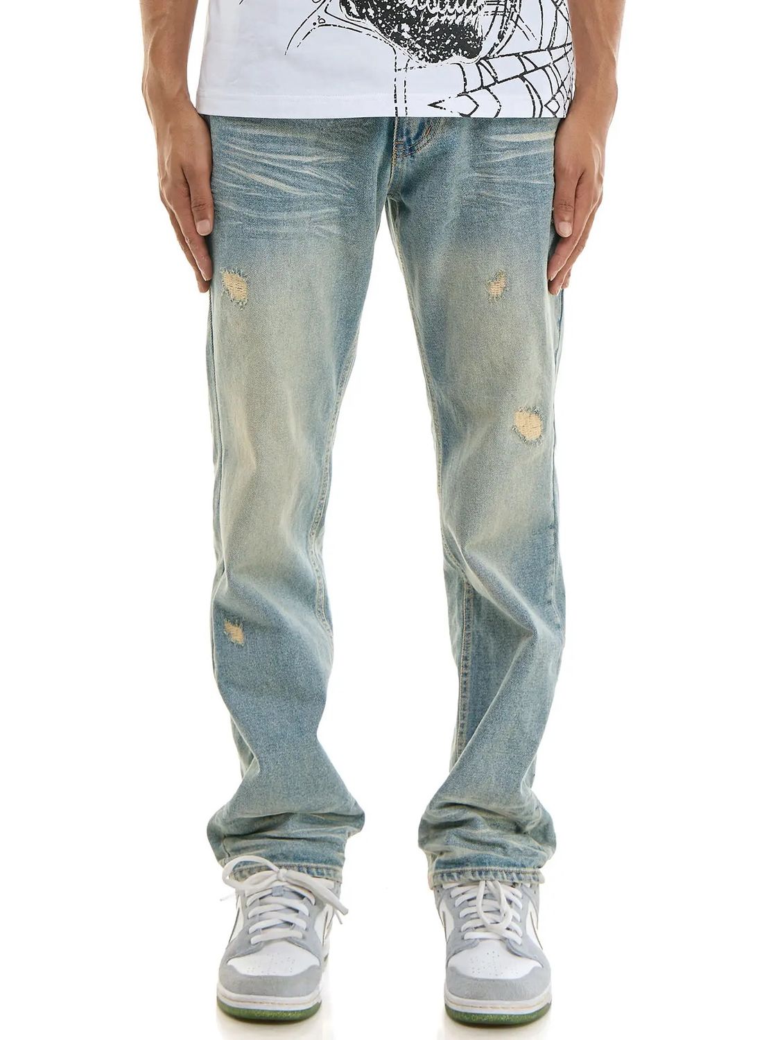 Distressed Slim Jeans