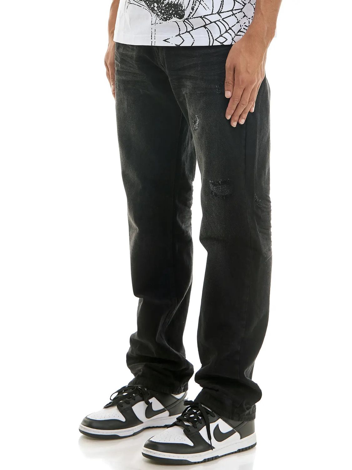 Distressed Slim Jeans