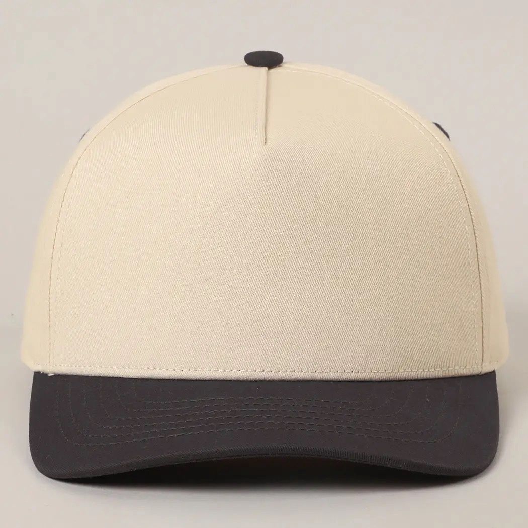 Solid 2-Tone Baseball Cap