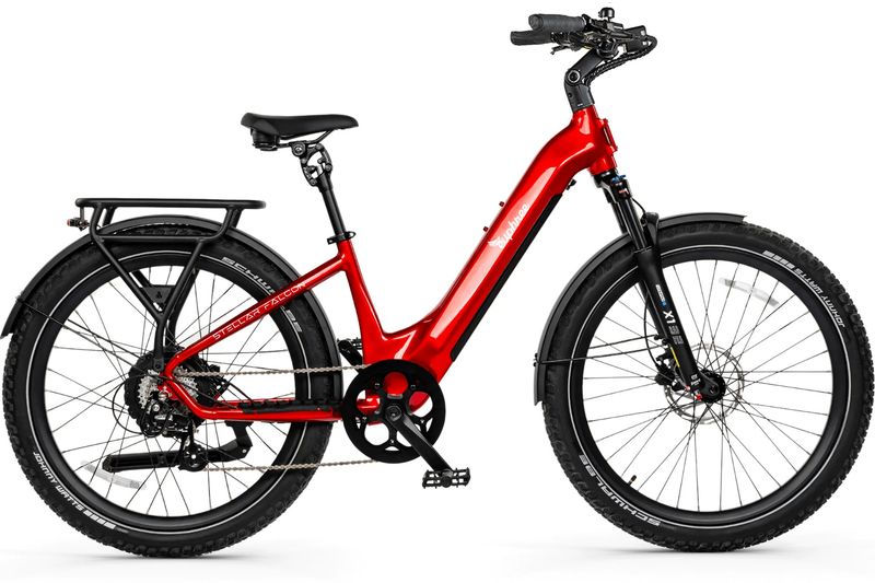 Euphree Stellar Falcon Step-Thru - Crimson Red