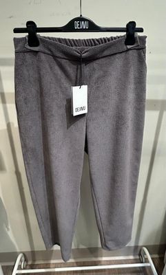 PANTALONE DEJAVU IN VELLUTO GRIGIO