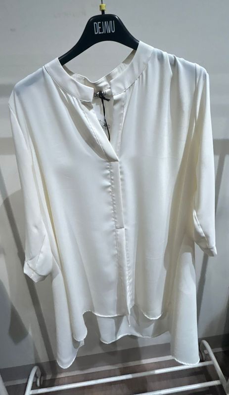 CAMICIA LUNGA DEJAVU BIANCA