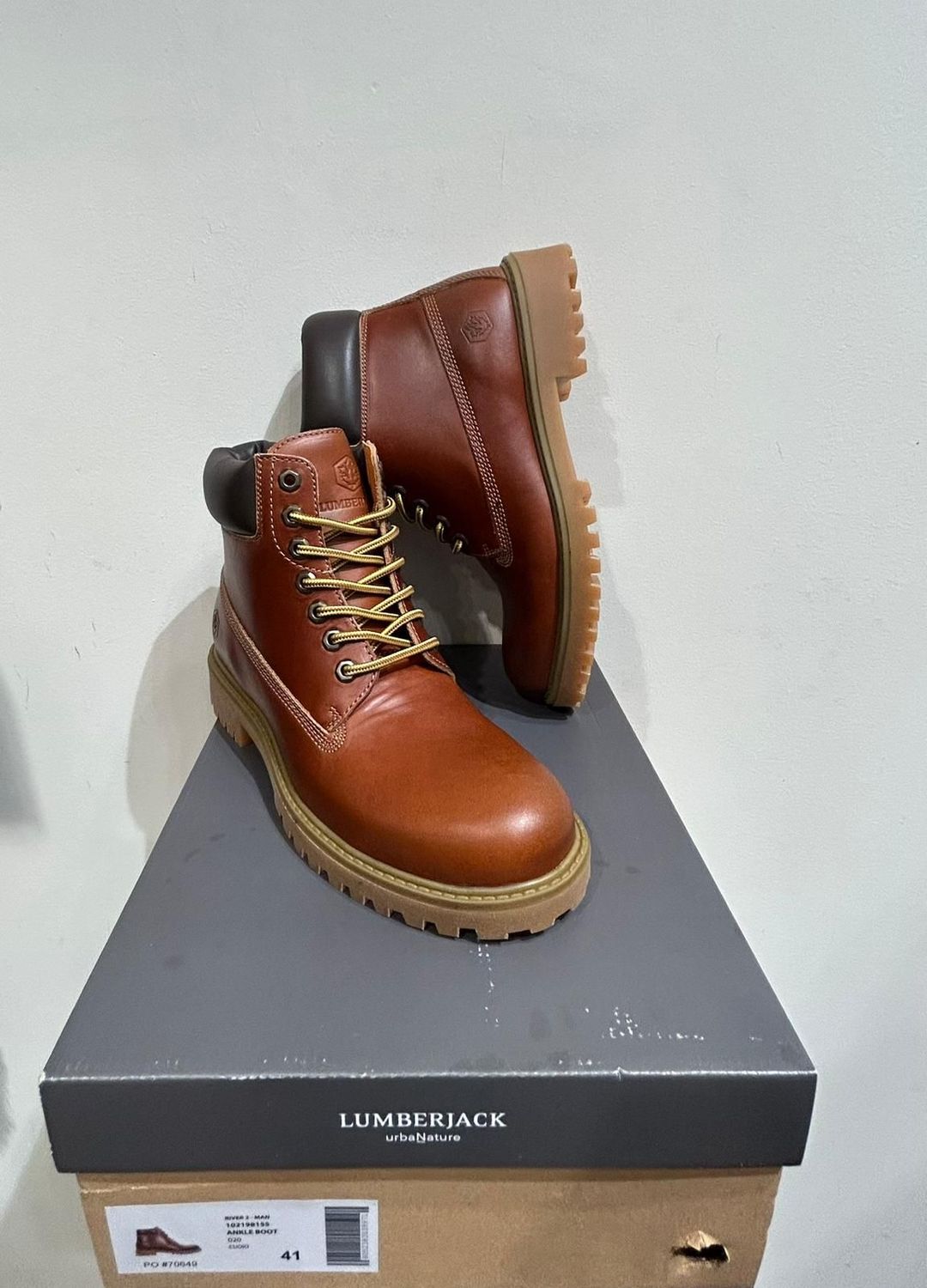 STIVALETTO LUMBERJACK MARRONE SCURO, TAGLIA: 41