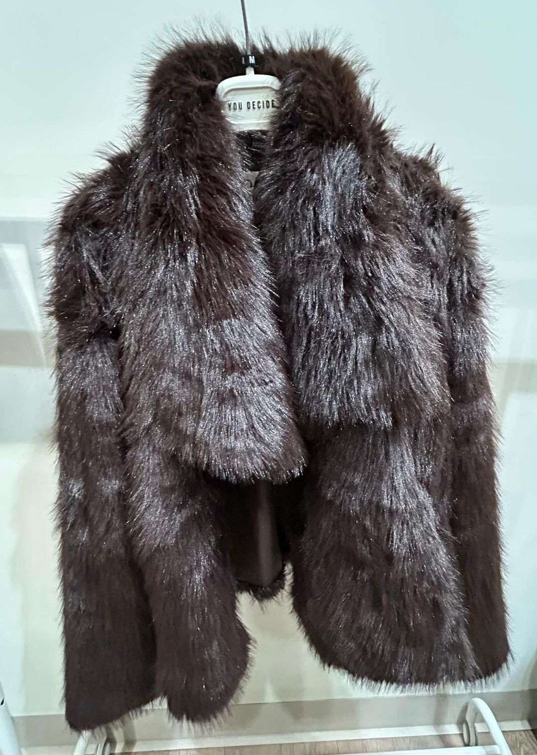 ECOPELLICCIA MARRONE, TAGLIA: L