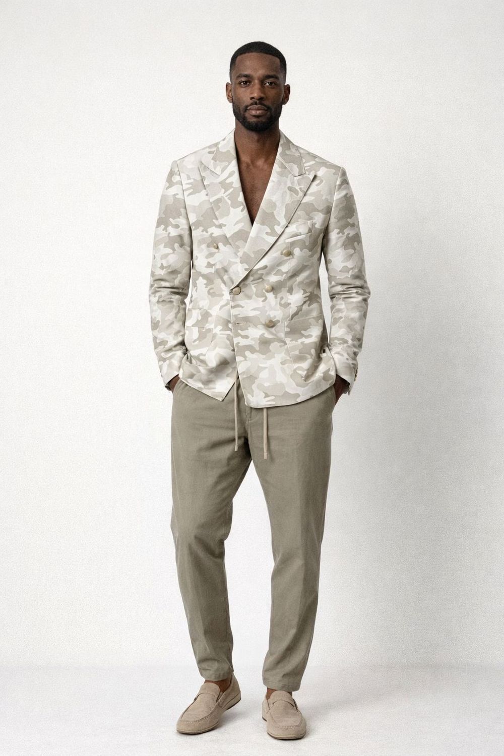 Martin Zelo Jacket Camuflage doppio petto Martin Zelo Jacket Camuflage doppio petto