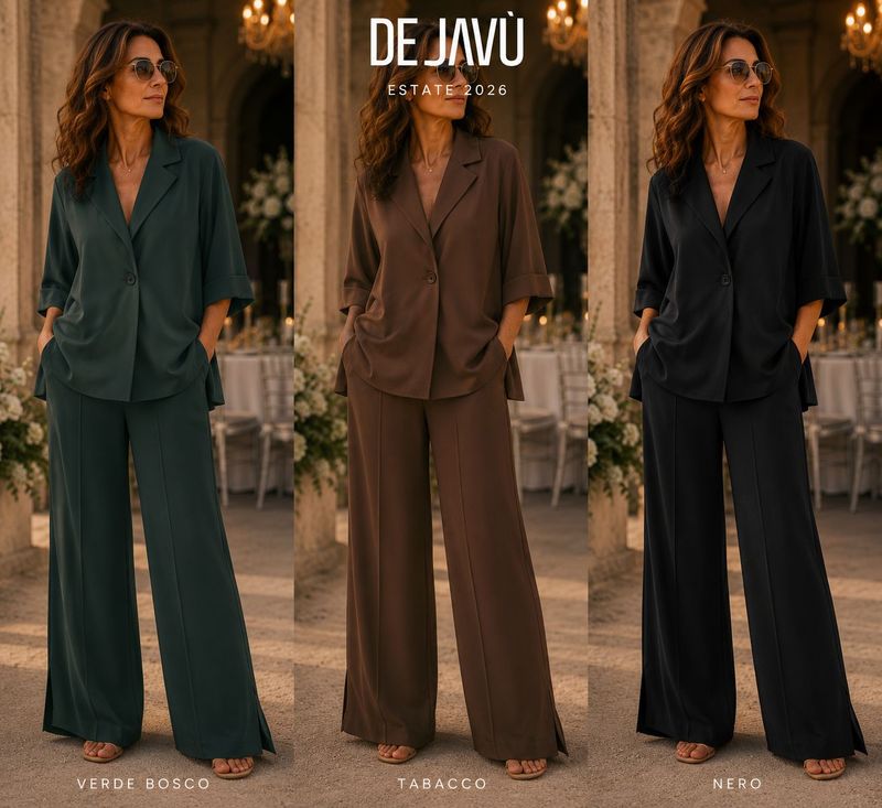 PANTALONE FLUIDO PALAZZO DEJAVU