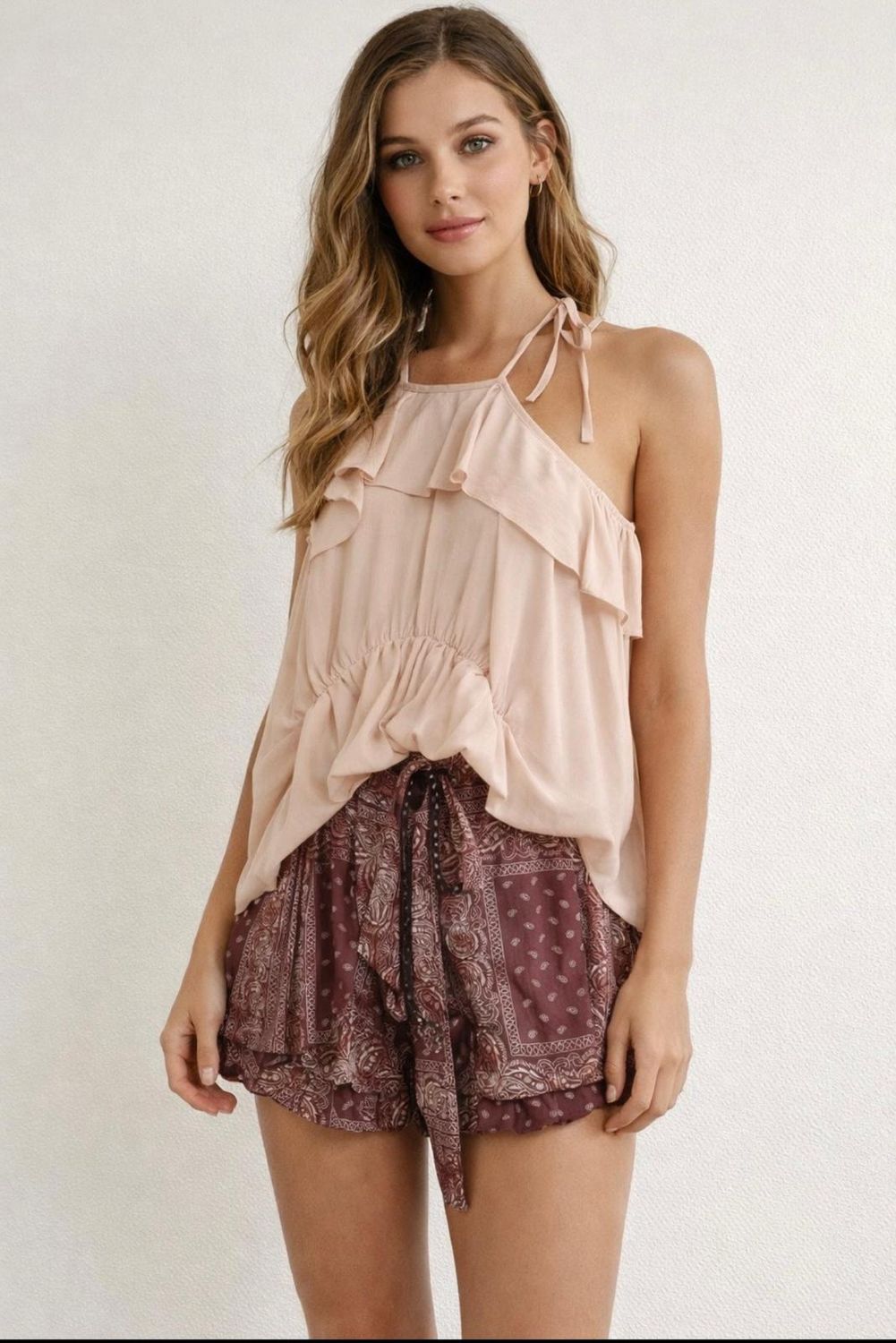 SHORT PALLONCINO CINTURA FUSCIACCA HAVONE