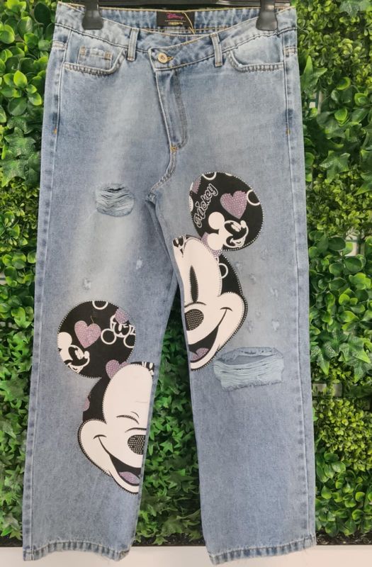 CROSSED PANT BROKENBLEACHED FRACOMINA
