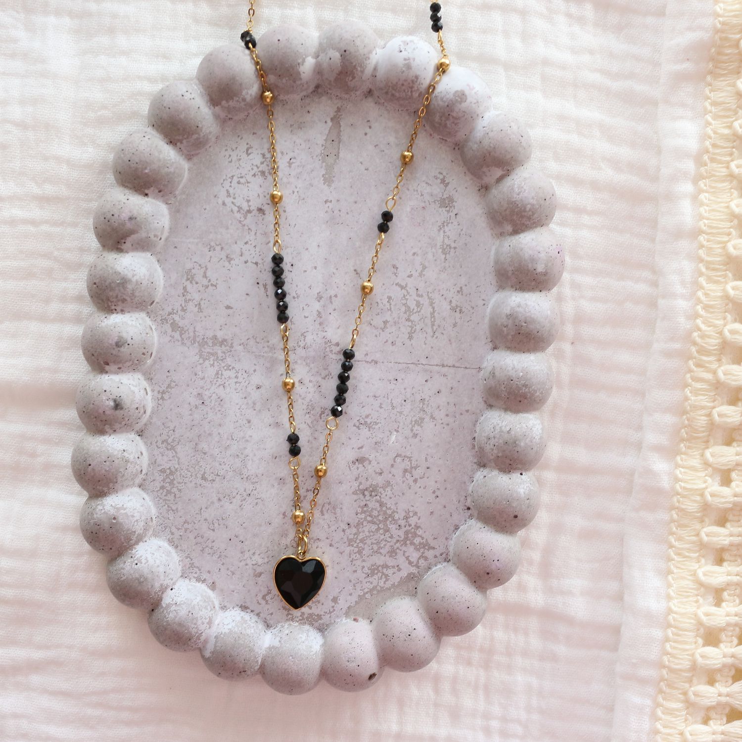 Naszyjnik Black Heart