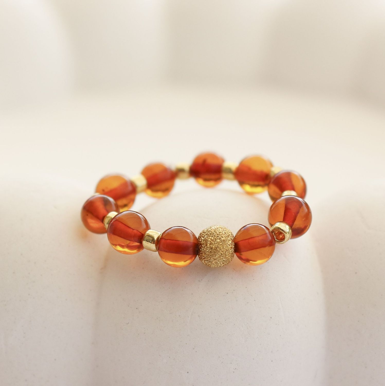 Pierścionek Amber Classic
