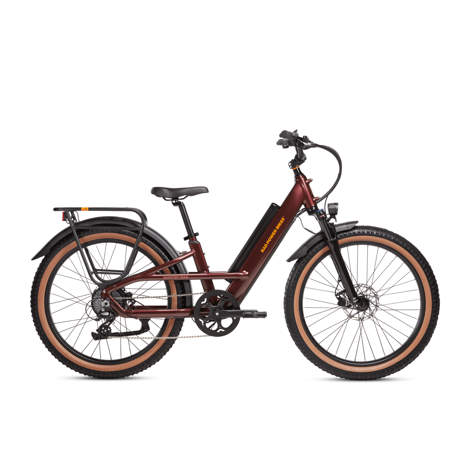 Rad Power Radster™ Trail Electric Off-Road Bike - Large: 5'7"-6'4" / Copper Red