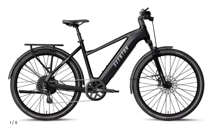 Aventon Level 3 Matte Black Regular Electric Bicycle