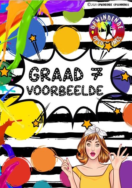 Graad 7 Voorbeeld
