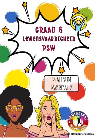Graad 6 PSW / LV - Platinum