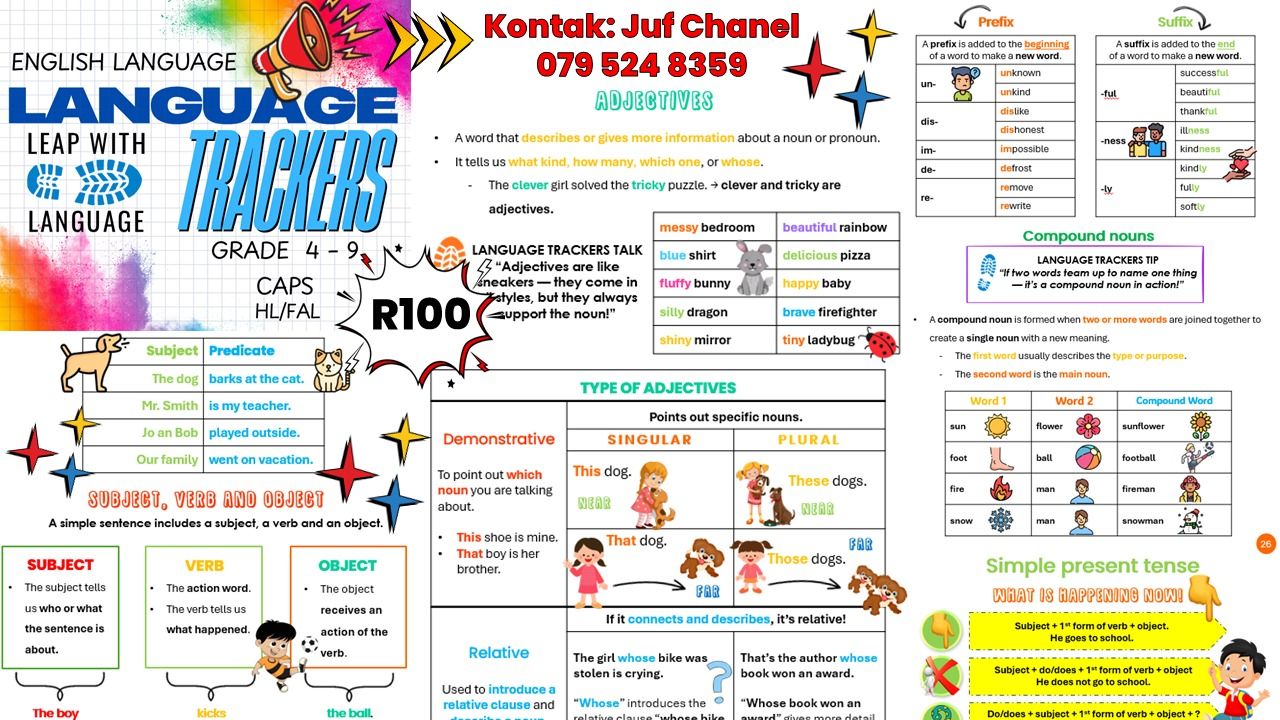 English Language Trackers Gr 4 - 9