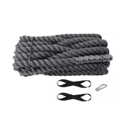Corde Ondulatoire - Battle rope + Kit de sangle d'ancrage