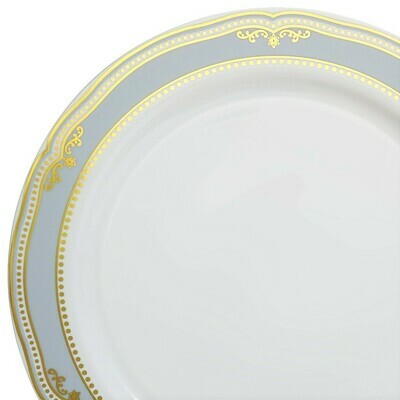 SCALLOPE COLLECTION -  BLUE / GOLD -
