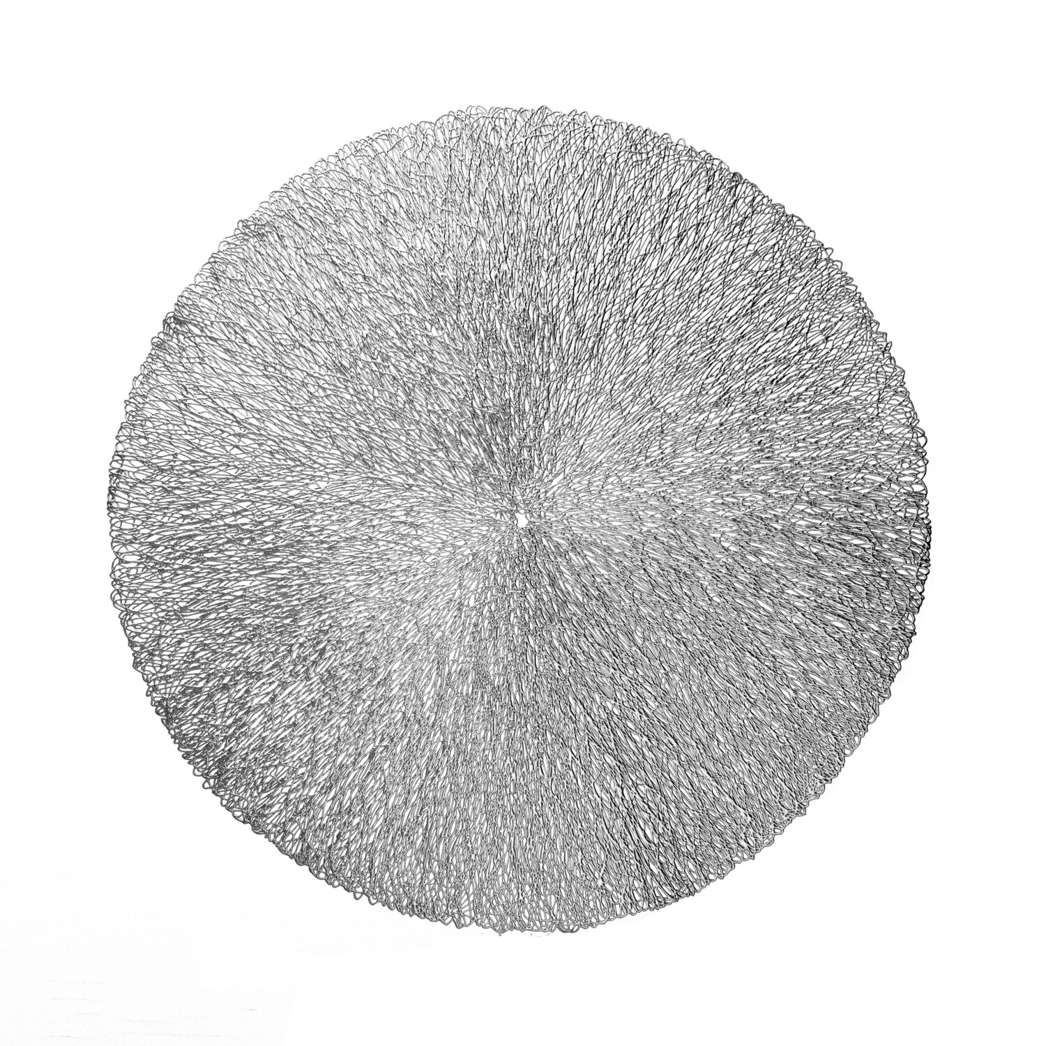 Reef Design - Round Silver Pressed Vinyl Placemat