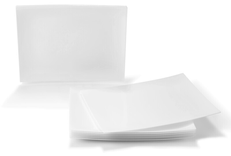 7&quot; Rectangular Plate, 120 Pcs