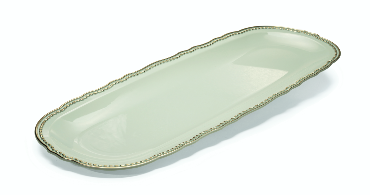 17.5&quot; x 6.5&quot; Rectangular Tray - 20 pcs -