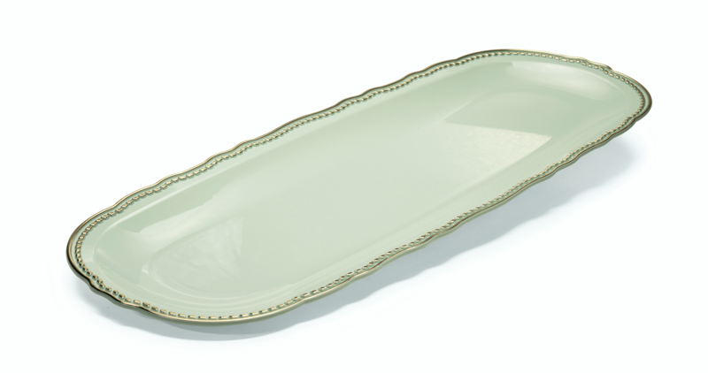 17.5&quot; x 6.5&quot; Rectangular Tray - 20 pcs -