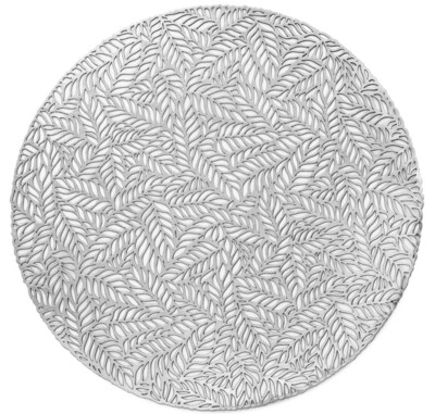 Aspen Design - Silver Pressed Vinyl Placemat