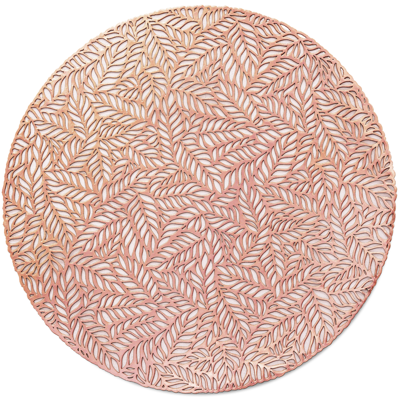 Aspen Design - Rose Gold Pressed Vinyl Placemat