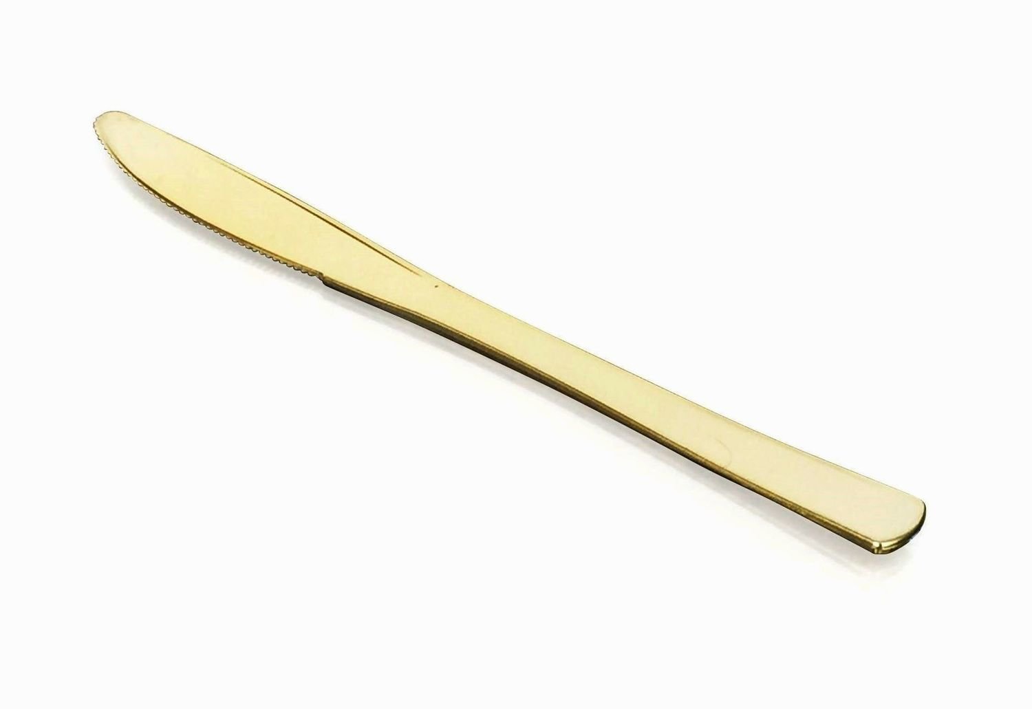 Plastic Gold Knife - SAMPLE -