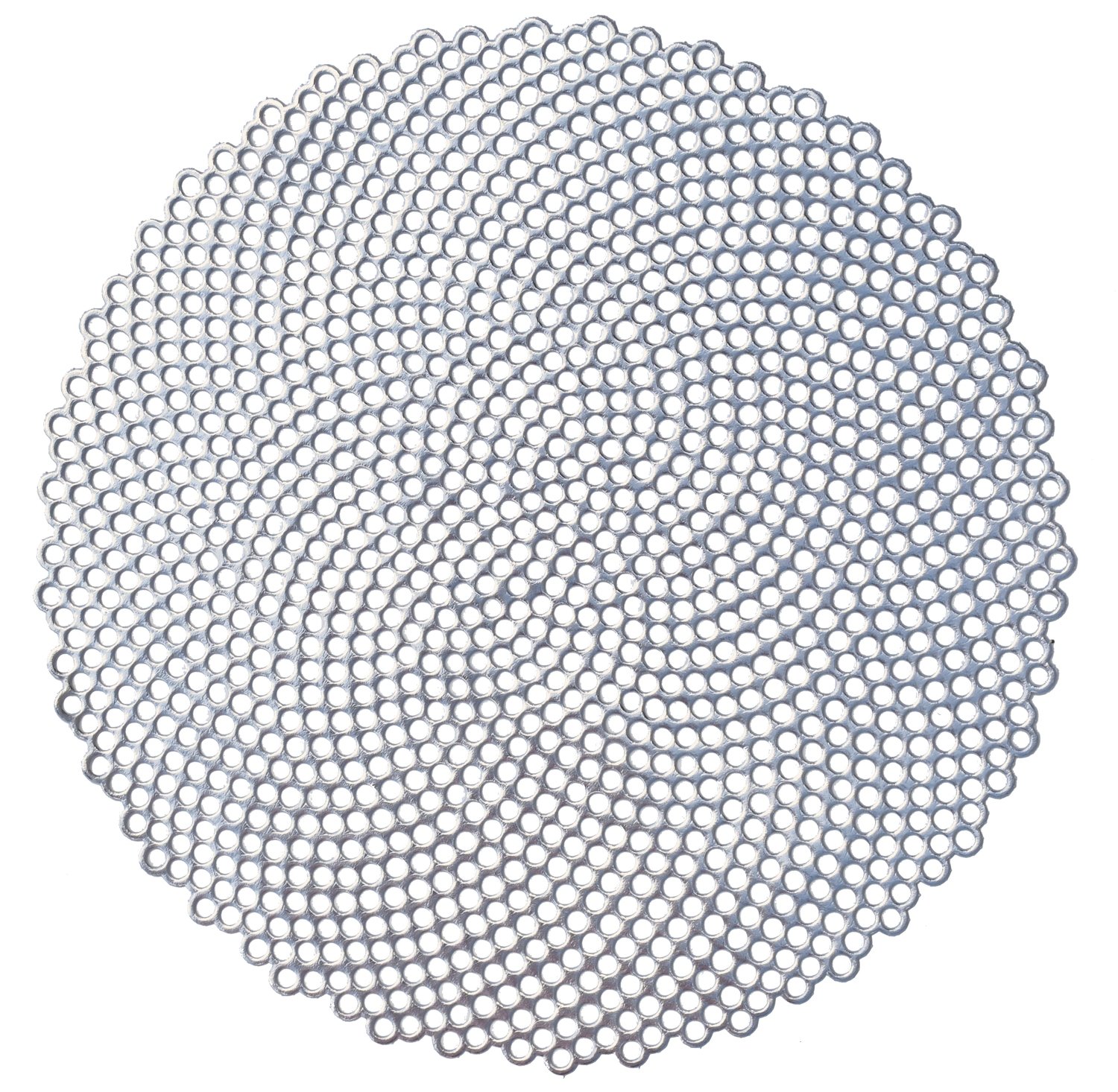 Mosaic Design - Round Silver Pressed Vinyl Placemat