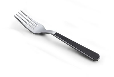 Plastic Black / Silver Fork