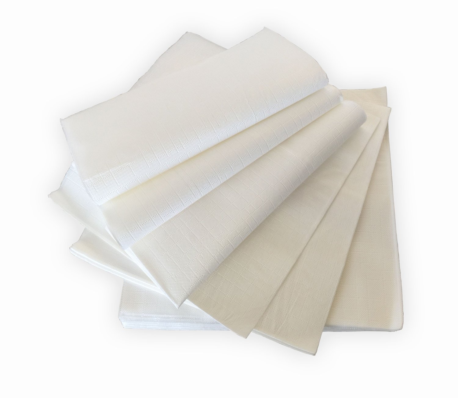 Napkin 3 PLY - White Textured Paper - SAMPLE -