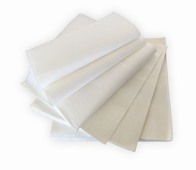 Napkin 3 PLY - White Textured Paper 48 x 40 Pieces