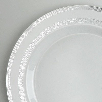 LACE COLLECTION -   WHITE &amp; SILVER -