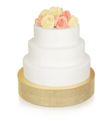 ROUND RHINESTONE CAKE STAND